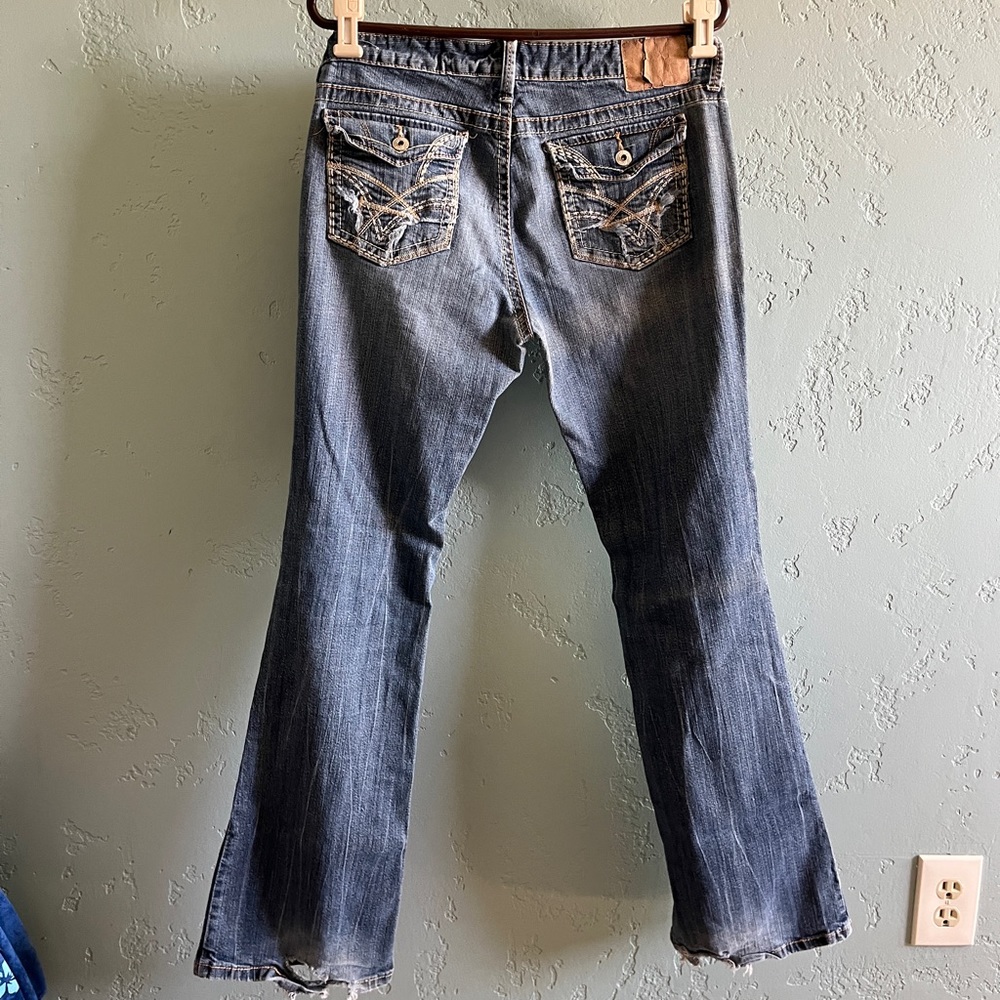 Amethyst blue jeans, size 11 women’s